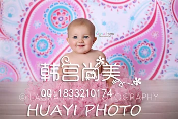 

HUAYI 5X7FT Art fabric Photography Backdrop Newborns Children Portrait Swirls Pattern Photo Backgrounds D-7121
