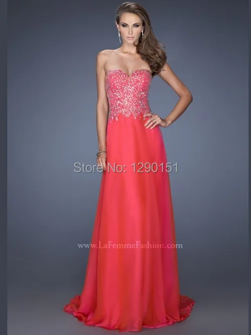 High Quality A Line Prom Dresses Sweetheart Strapless Open Back Sexy