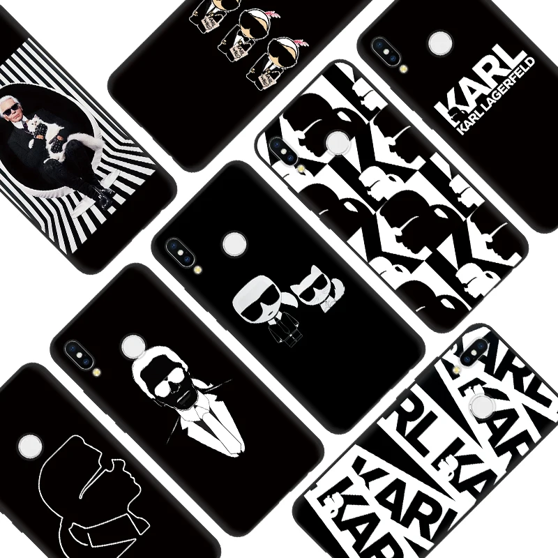 

Karl Black Soft TPU Cover For Huawei Honor 8X 10i 20i 7A 7X 9 View 10 20 Pro P30 P20 Mate 10 20 Lite P Smart 2019 Pro Case Funda