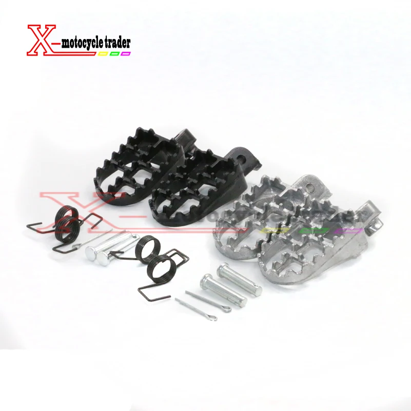 

Aluminum Foot Pegs Pedals Foot Rests Fit KAYO IRBIS CRF KLX TTR BSE BAJA Dirt Bike Motorcycle