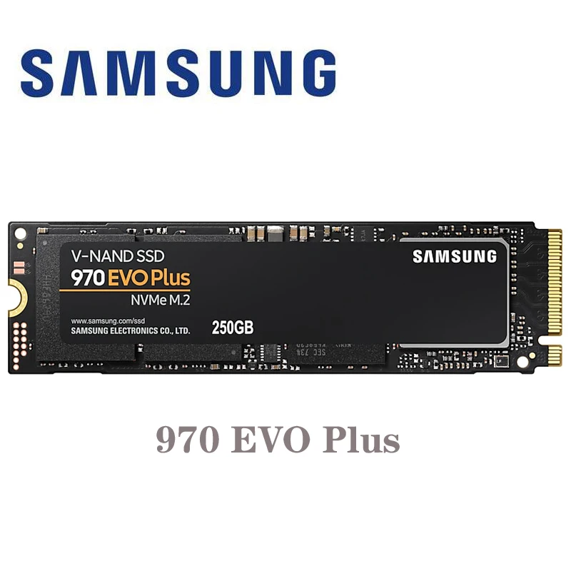 

Samsung 970 EVO PLUS M.2 SSD 250GB 500GB 1TB nvme pcie Internal Solid State Disk HDD Hard Drive inch Laptop Desktop MLC PC Disk