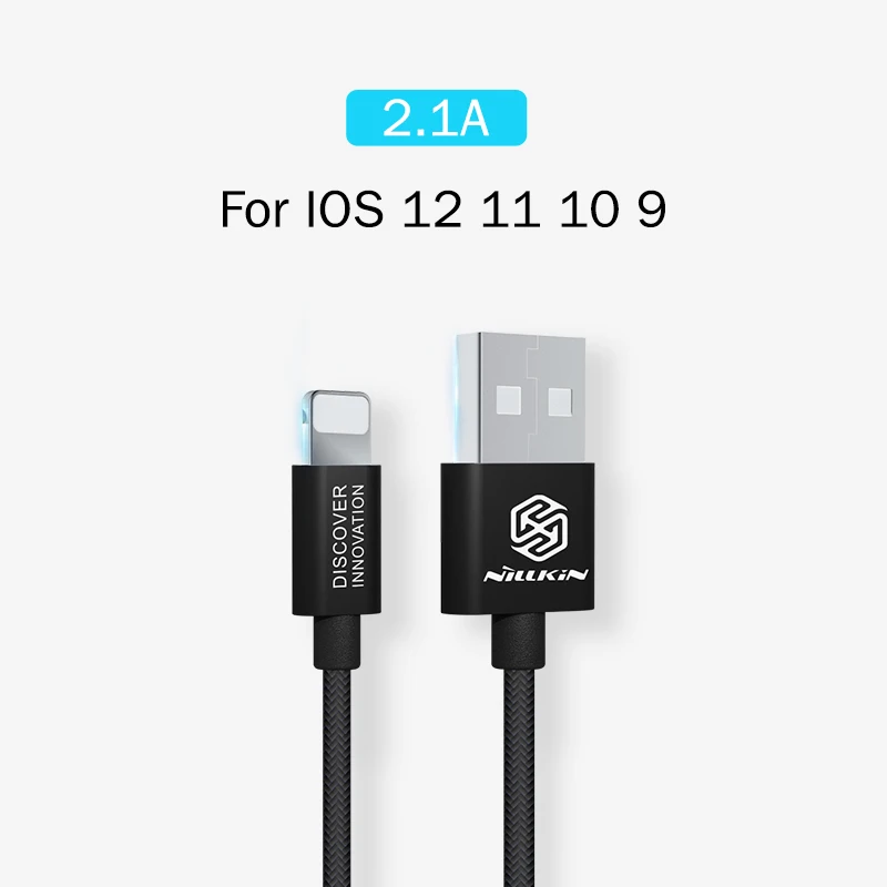 Кабель NILLKIN для iPhone USB кабель передачи данных зарядный Шнур Xs Max X Xr 8 Plus iPad Pro iPod 0