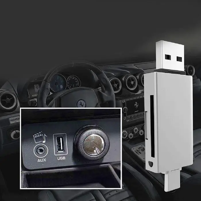 Мобильный телефон многофункциональный TF/SD type-C USB компьютер серебро, розовое золото, золото, черный кардридер