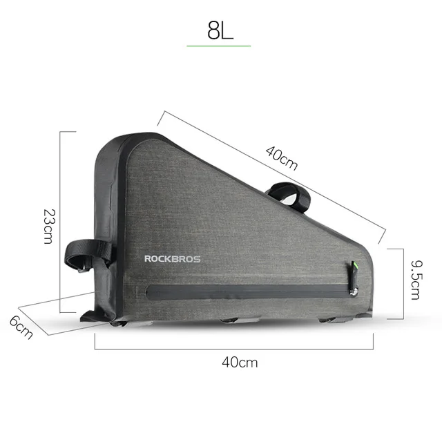 

ROCKBROS Bicycle Bag Large Capacity Stable Durable Reflective Caulking Bags Triangle Waterproof mtb Bike Bicycle Ultralight Bag