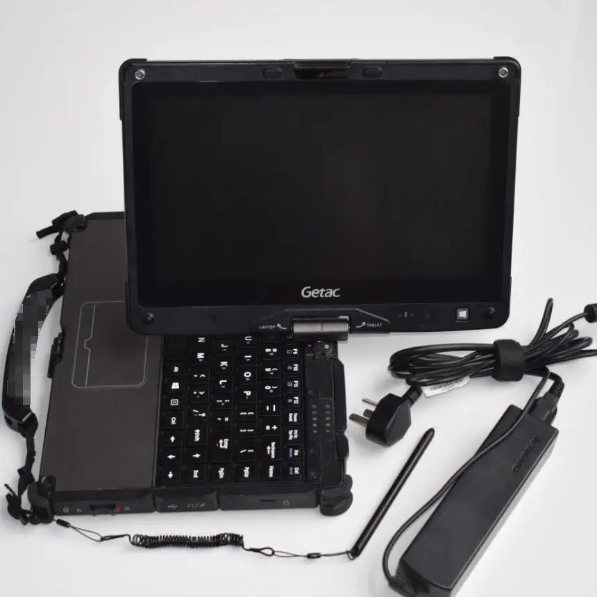 Новое поступление года: портативный компьютер Getac V110 I5 8G с жестким экраном и быстрой скоростью, аккумулятор для планшетного ПК, инструмент для автоматической диагностики