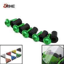 Motorcycle accessories custom fairing screw bolt windscreen screw for KAWASAKI ZX10R 2004 2005 2006 2007 2008 2009 2010 2011-17 Motorcycle accessories custom fairing screw bolt windscreen screw for KAWASAKI ZX10R 2004 2005 2006 2007 2008 2009 2010 2011-17