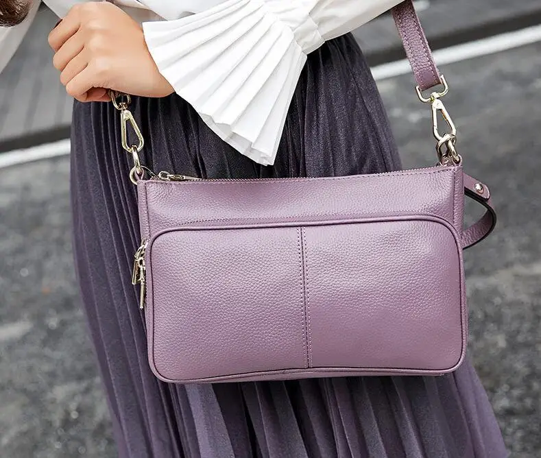 

Miss daisy 2019 new genuine leather women's small messenger bag malfunction first layer high quality shoulder bag big capacity