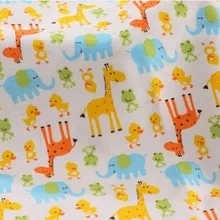 110*50 см 1 шт., фланелевая ткань, хлопок, фланелевая ткань, Лоскутная Ткань Telas, олень/с рисунком утки, ткань для шитья одежды для детей