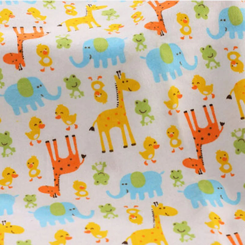 110*50cm1pc Flannel Fabric 100Cotton Flannel Fabric Patchwork Telas