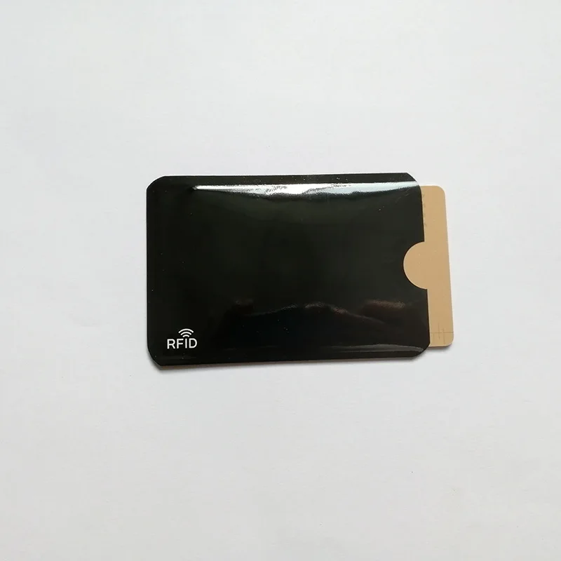 Metal Credit Card Holder Anti Rfid Wallet Blocking Reader Lock Bank Card Holder ID Bank Card Case Protection Aluminium 6.29 (10)