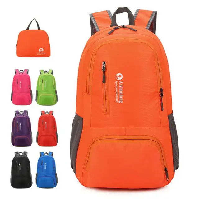 US $9.44 Convenient Quick-drying Backpack 2020 Men Fitness Sports Backpack Foldable Ultra-light Travel Backp
