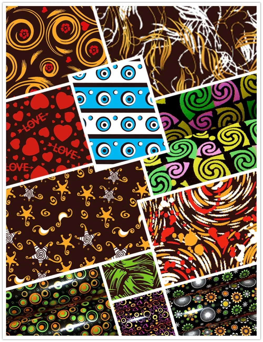Chocolate Transfer Sheet 10 Printed Different Design Mix Molds Decoration  Plastic Paper Popular Cake Cookie Baking DIY