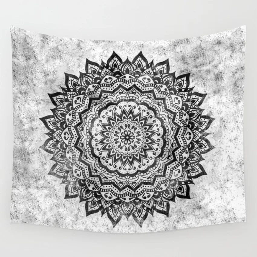 Мозаичный гобелен CAMMITEVER для девочек, полиэстер, Марокканское богемное цветочное украшение на стену, настенная подвеска