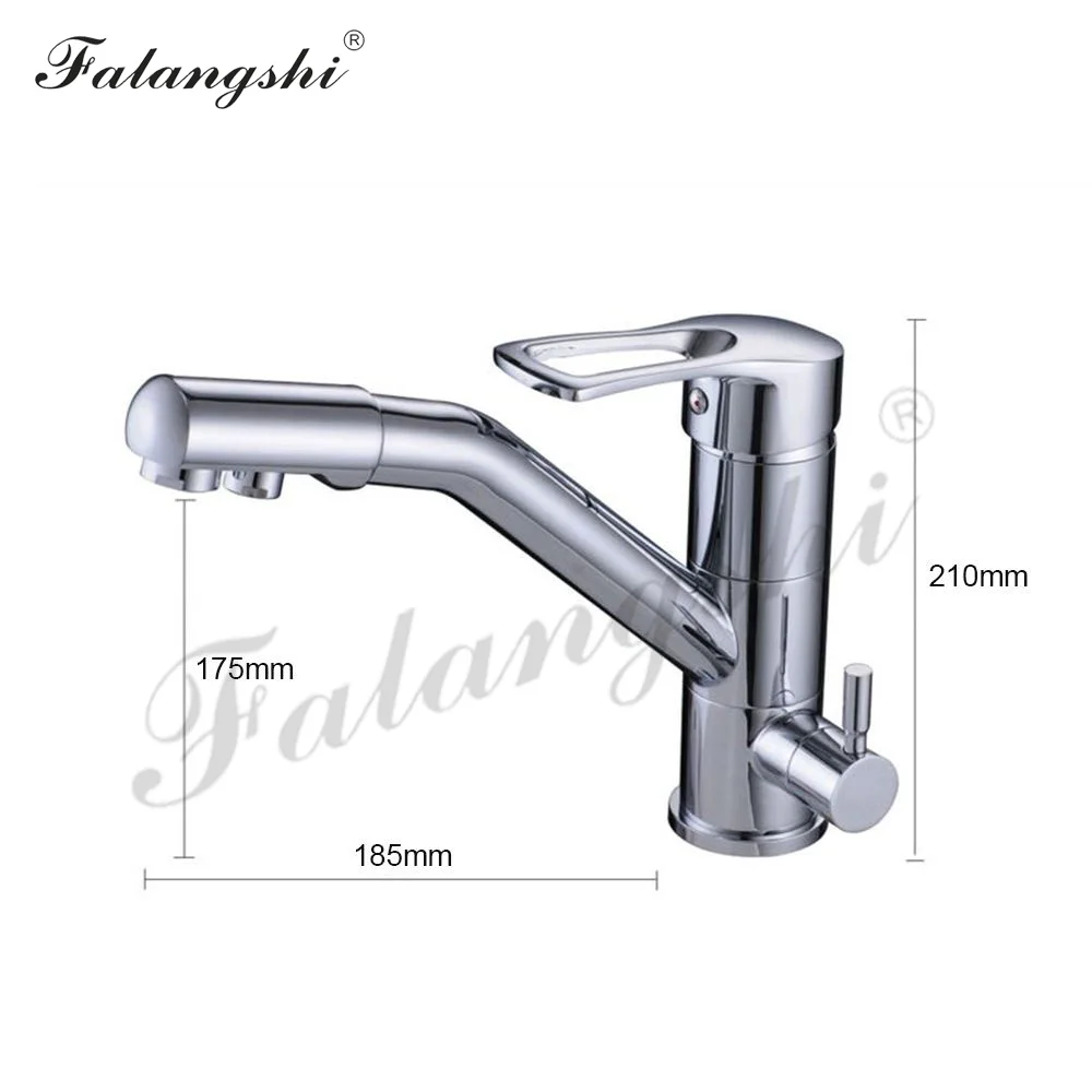  Kitchen Faucet Filter Water Swivel Drinking Faucet Dual Spout Purifier Kitchen Faucets Vessel Sink  - 33015101421
