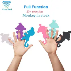 6 Цвет обезьян Единорог интерактивный Стенд Смарт-индукционная Игрушечные лошадки Best подарки для детей