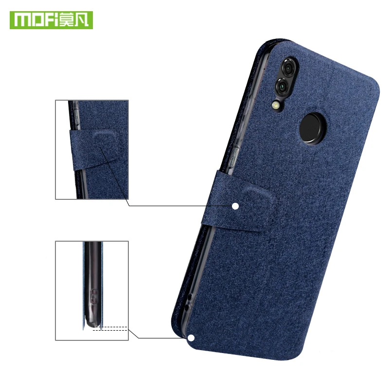 Mofi для huawei honor 8X Max силиконовый флип кейс Роскошный чехол из искусственной кожи 8x