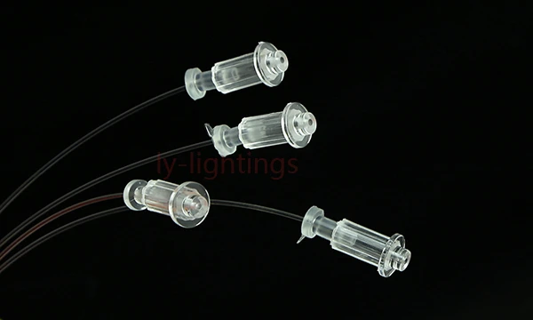 For optic fiber end cups hats tailpieces fittings optical fiber cable tags  for 0.5mm to 3mm optical fiber cables x150pcs