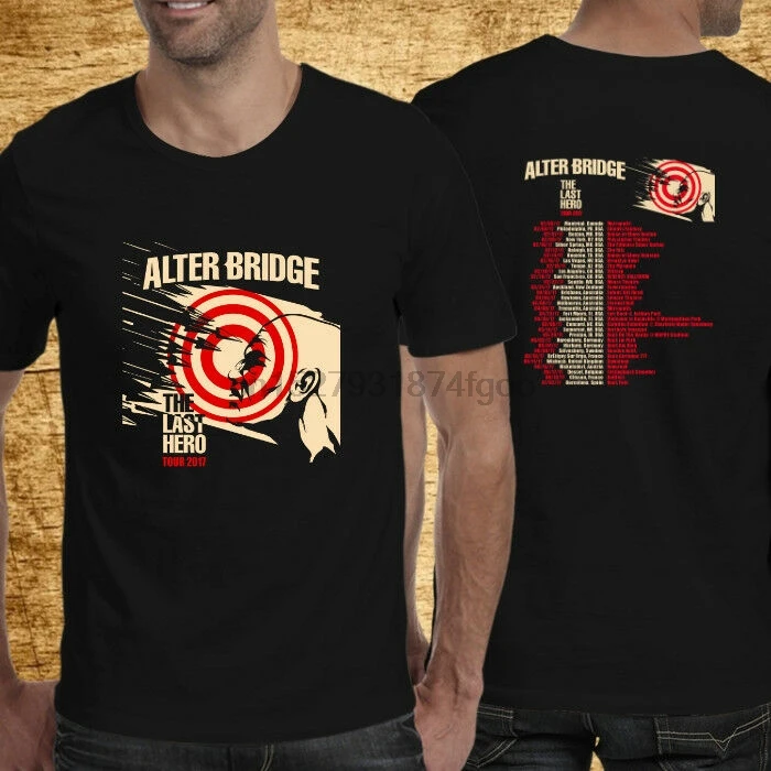 Футболка с Alter Bridge The Последний герой тур футболка S-5XL Tee | Мужская одежда