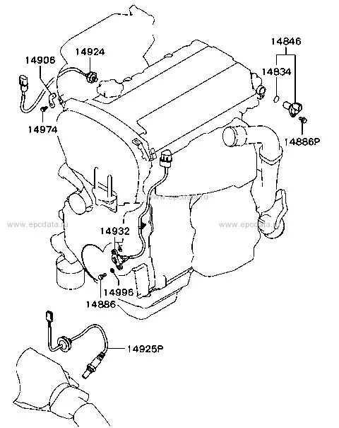 

Oxygen Sensor/ Lambda Sensor For Mitsubishi Airtrek CU2W 4G63T MN122063