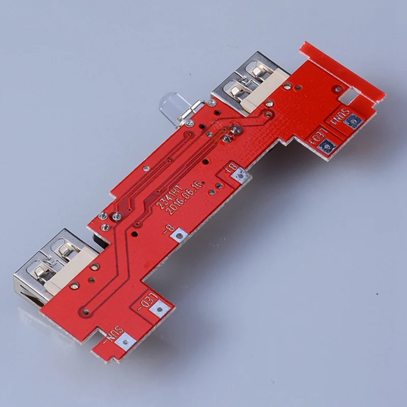 (Без батареи) 5 в двойной USB 5x18650 Блок питания повербанк DIY корпус Pover Bank зарядное