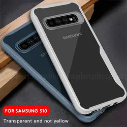 Чехол для телефона для samsung Galaxy S10 S9 плюс S10e M20 M30 M10 A70 A50 A40 A30 A20 A10 A4S класса люкс Резиновые прозрачные чехлы для задней панели Чехол