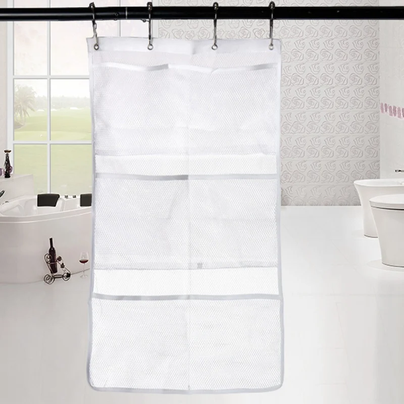 Bathroom Hanging Bag Storage Bag Mesh Baby Dirty Clothes Storage Bag
