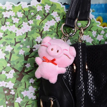 

8cm Kawaii Cute Cartoon Pig Decor Baby Kid Plush Toy Piggy Stuffed Toy Great Gift Color Random