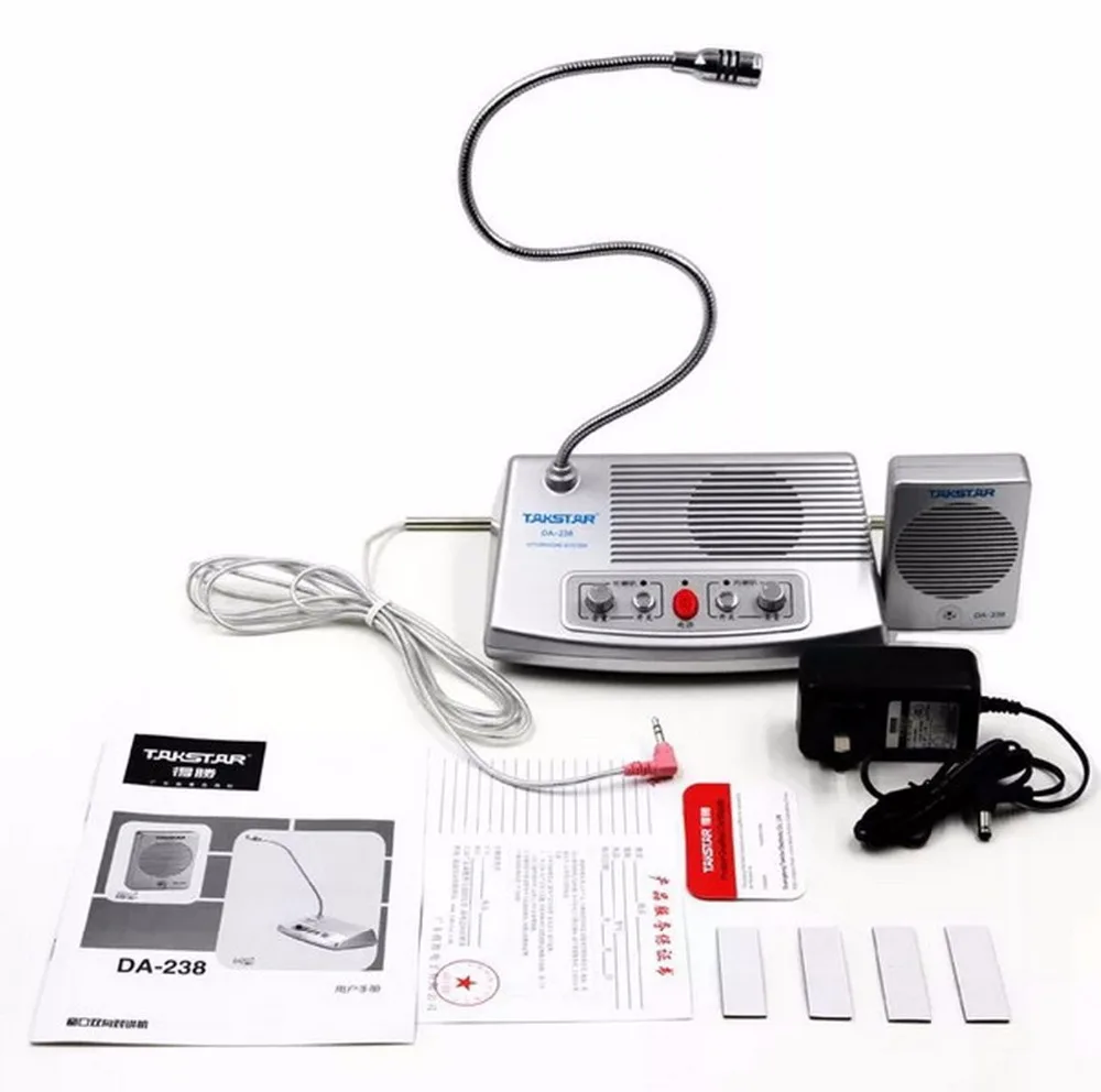 

DA-238 Professional window walkie-talkie applicable Bank train station ticket office hospital Microphone double talk