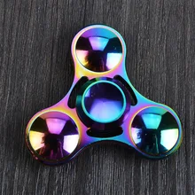 2017 New EDC Spinner Fidget Toys Pattern Hand Spinner Metal Fidget Spinner and ADHD Adults Children Educational Toys Hot