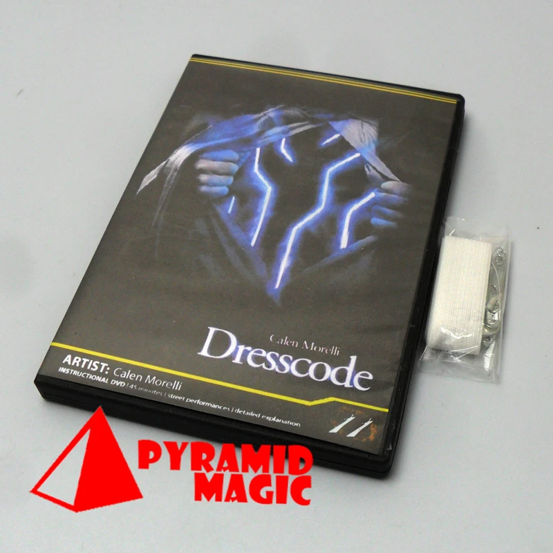 DRESSCODE от Calen Morelli ( DVD + Gimmick) крупным планом улица сценическая карта Волшебные трюки