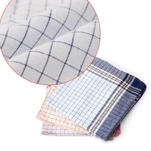 15 шт. мужские носовые платки хлопковый карман квадратный платок Hanky 40x40 см