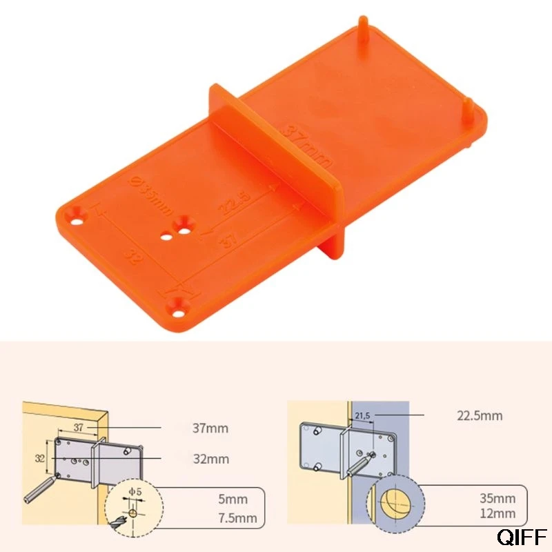 Прямая поставка& 35 мм 40 мм петля сверления руководство локатор Расширитель отверстий Шаблон Двери DIY инструмент для деревообрабатывающий инструмент 25 июня