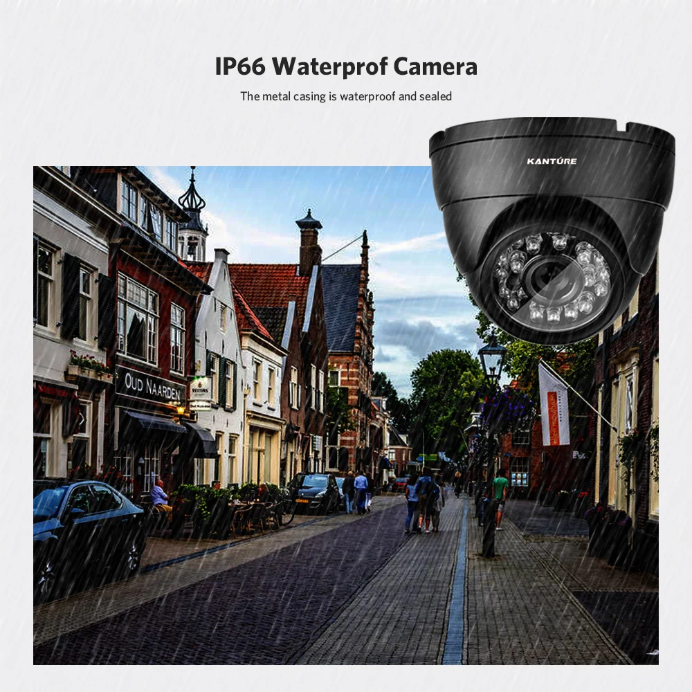 Kanture AHD HD 2 мегапикселя SONY IMX323 металла в/Открытый ИК водонепроницаемый IP66 2mp 1080 P CCTV