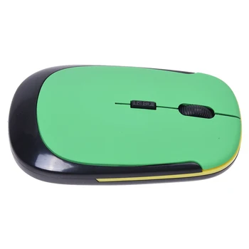 

Ultra-Slim Mini USB Wireless Optical Wheel Mouse Mice for All Laptop HP Dell(green)