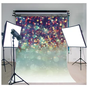 

Light Sparkle Glitter Bokeh Bright Sspot printed Photo Studio Baby Photography background backdrop wallpaper D-9561