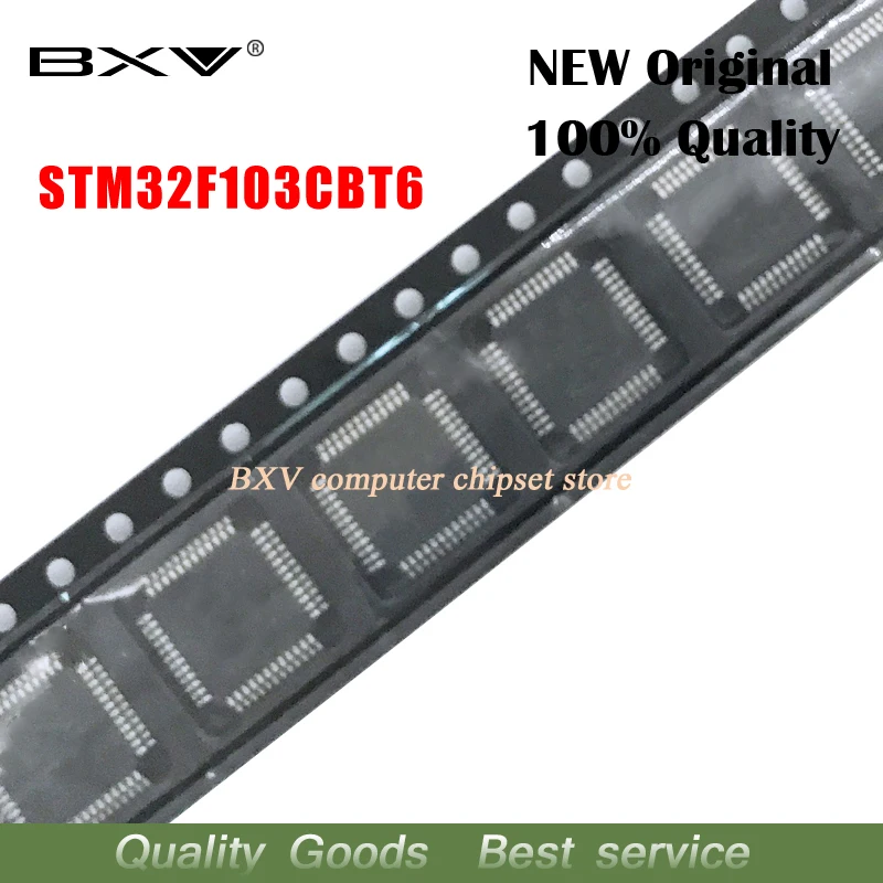 10 шт. STM32F103CBT6 STM32F103CB 32F103CBT6 128KB QFP48 ARM новый оригинальный|Интегральные схемы| |