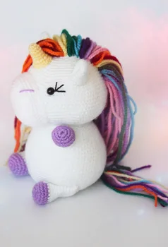 

crochet toys amigurumi doll unicorn model number XG041204