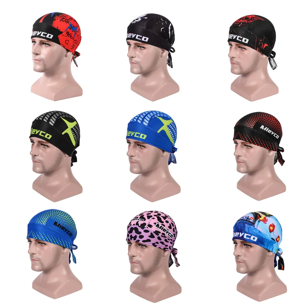 

Mieyco Quick Dry Pure Cycling Cap Head Scarf Summer Men Running Riding Bandana Headscarf Ciclismo Pirate Hat Hood Headband