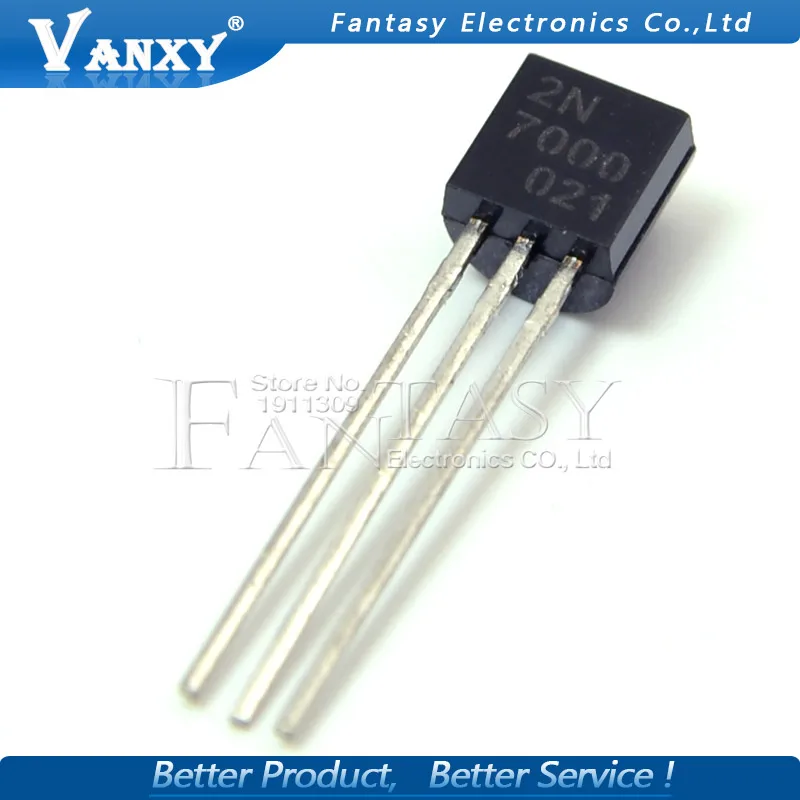 20 шт 2N7000 TO92 малого сигнала MOSFET 200 mamps, 60 вольт N-Channel TO-92 и