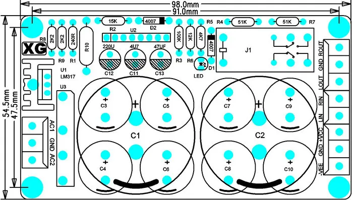 Встроенный усилитель UPC1237 с двойной мощностью защитная плата динамика для TDA7293 3886