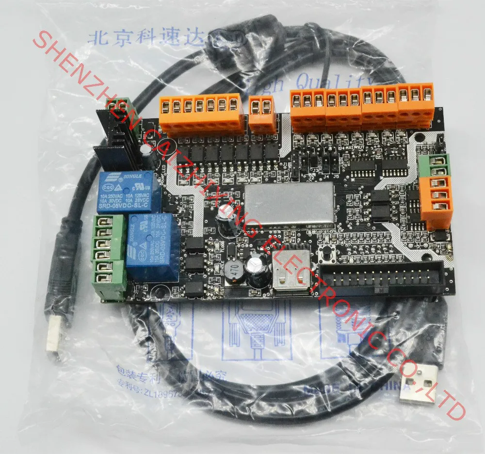 Новейший продукт USB cnc с usbcnc plant license MDK1/4 осевая плата управления картами ЧПУ