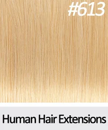 Модные человеческие волосы для наращивания на заколках 120 г, волосы remy на всю голову, 7 шт. в наборе, человеческие волосы на заколках для наращивания - Цвет: #613