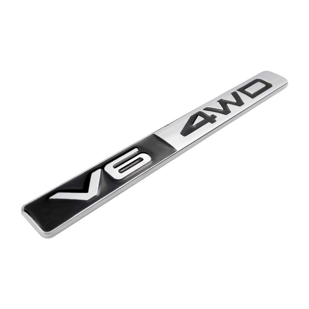 

Car Sticker Decor Emblem for V6 4WD Logo for Honda Lexus Jaguar Proton SAAB Renault Buick Cadillac Car Styling
