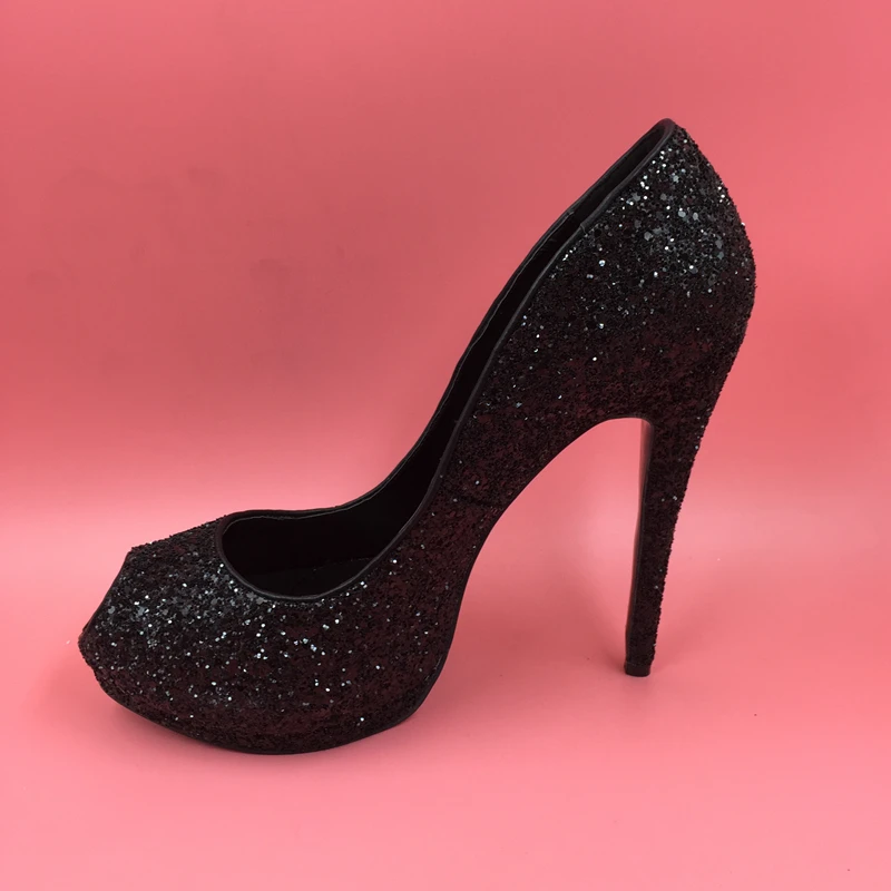 sequin stilettos