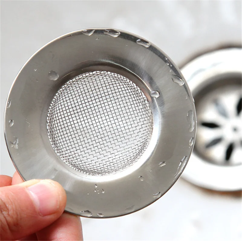 

Stainless Steel Bathtub Hair Catcher Waste Stopper Shower Drain Hole Filter Mesh Trap Sink Strainer Basin Drainage for Kitchen