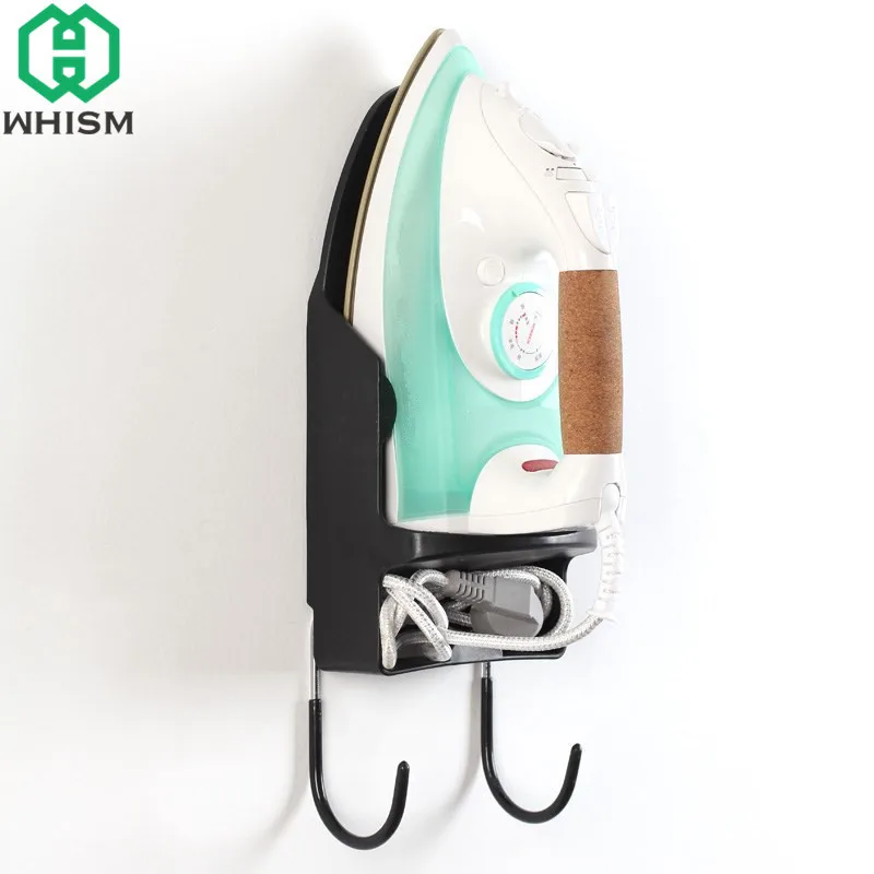 WHISM الحائط لوحة كي الكي الجدول التخزين رف الغسيل حامل مع السنانير الحديد رف حامل المنزل غرفة تخزين منظم WHISM الحائط لوحة كي الكي الجدول التخزين رف الغسيل حامل مع السنانير الحديد رف حامل المنزل غرفة تخزين منظم