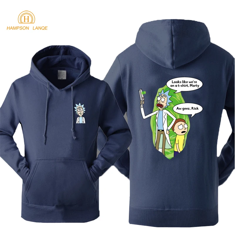 ريك و Morty على هوديي الجدة سترات رجالي 2019 الربيع الخريف بلوزات أزياء الرجال هوديس الكبار العلامة التجارية الملابس
