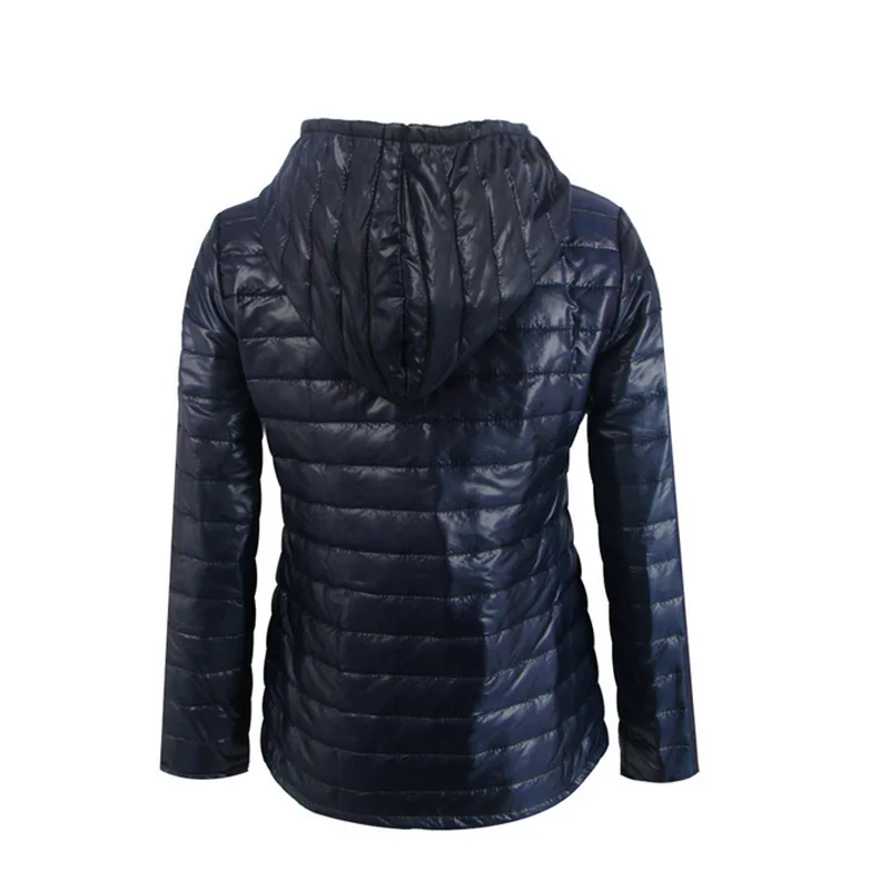 Hot Fashion Winter Women Coat Long Sleeves Solid Color Zipped Outwear Keep Warm Ladies Girls Casual Jacket MSK66