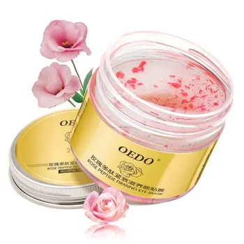 

1 Box Rose Peptide Firming Eye Mask Pure Bright Eye Mask Anti Aging Dark Circles Puffiness Anti Wrinkle Moisturizing Eyes Patch