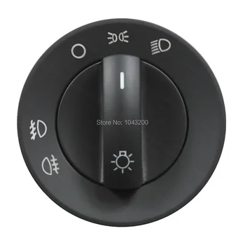 

6Q0941531C New Headlight Fog Lamp Control Switch For Volkswagen VW Caddy New Beetle Polo Transporter Sharan OE # 6Q0941531N